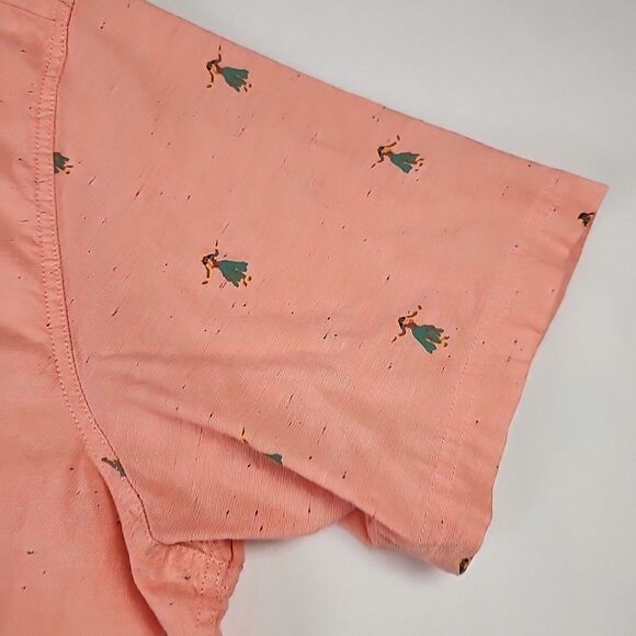 Rip Curl Mens XXL Shirt Short Sleeve Hula Girl Classic Fit Casual Button Down - Picture 4 of 9